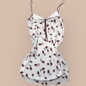 VTG Fairy Core Floral Romantic Sheer Slip dress Y2K 90s Roses|petra fashion| L‎